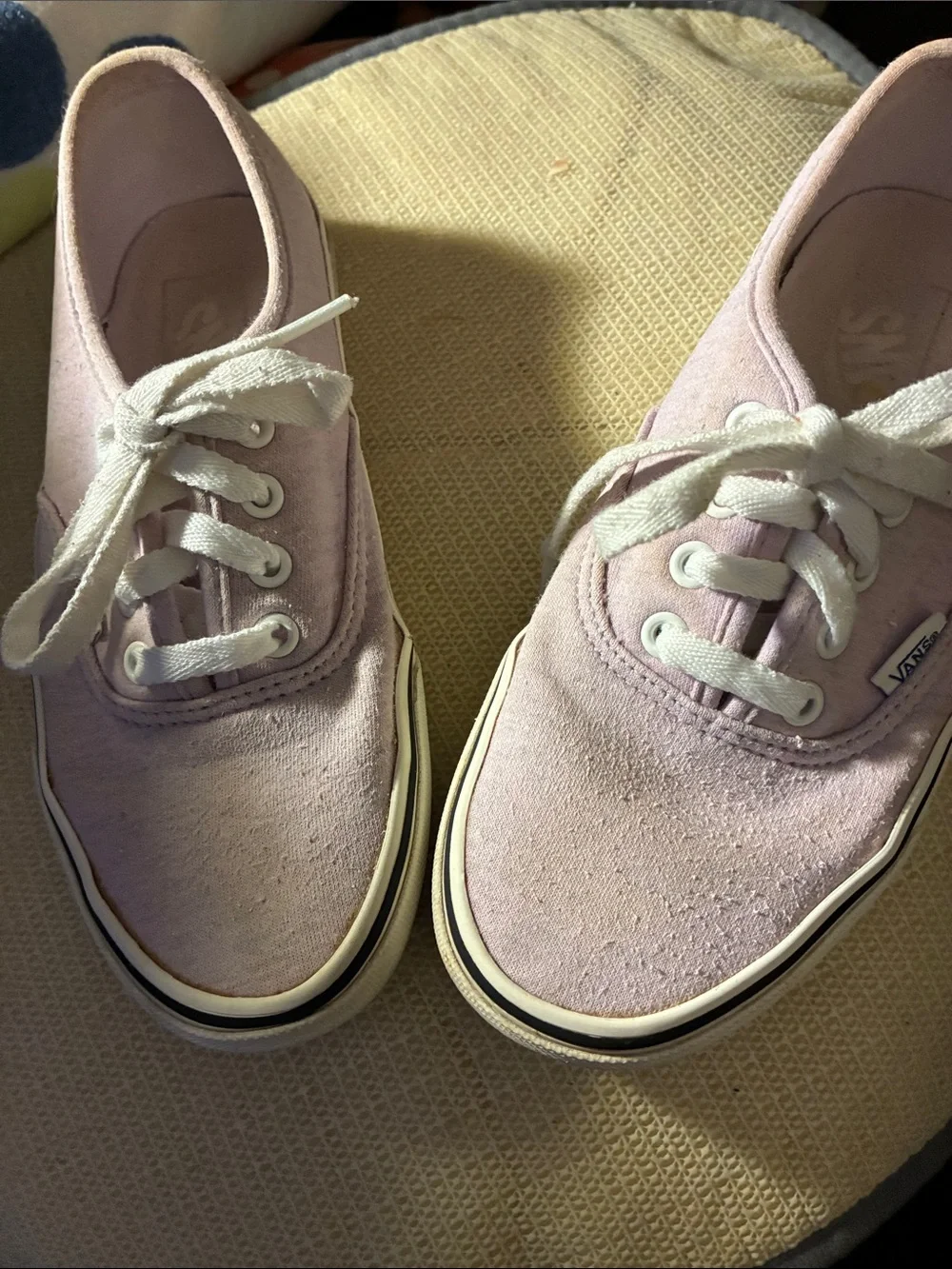 Vans Women's Low-Top Canvas Sneakers — Light Lavender Pink-comfy fit